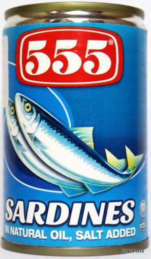 Picture of 555 Sardines in Natural Oil 155G