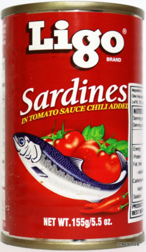 Picture of Ligo Sardines Chilli Red EOC 155g