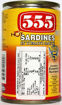 Picture of 555 Sardines Hot 155g