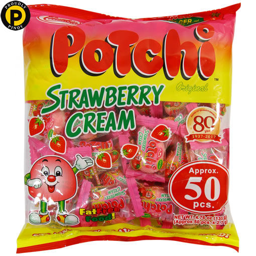 Picture of Potchi Strawberry Cream Candy 50s