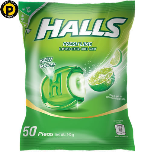 Picture of Halls Candy Fresh Lime 50s
