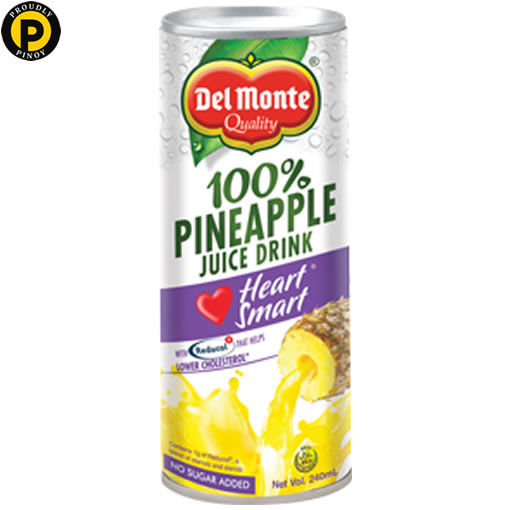 Picture of Del Monte Pineapple Juice Heart Smart 240ml