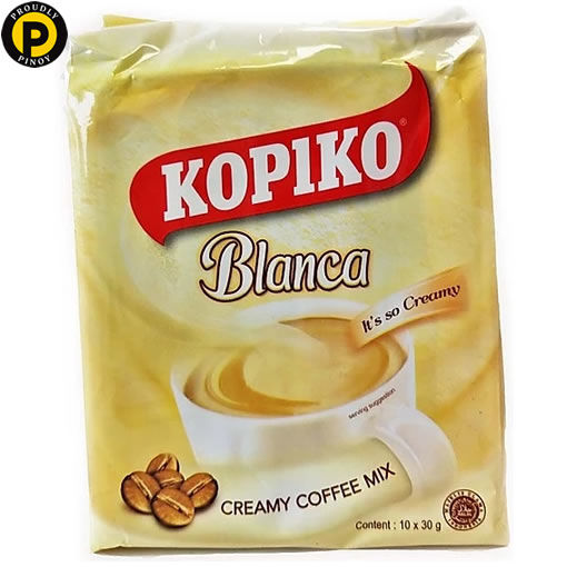 Picture of Kopiko Cafe Blanca Smooth Creamy Coffee Pouch 10x30g