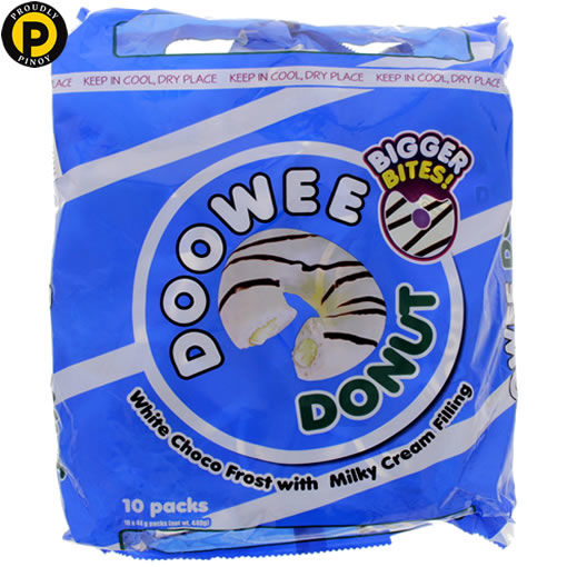 Picture of Doowee Donuts White Choc 10x42g