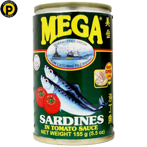 Picture of Mega Sardines Green 155g