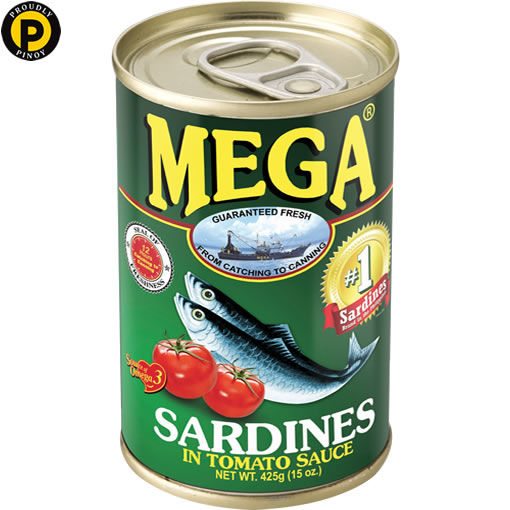 Picture of Mega Sardines Green 425g