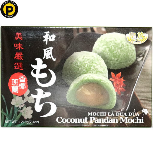 Pinoplus Online The Filipino Store Royal Family Coconut Pandan Mochi Flavor 210g