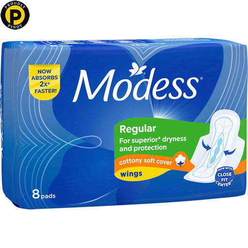 Picture of Modess Cotton Soft Pads Regular 8pcs