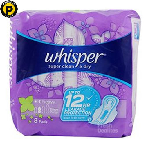 Picture of Whisper Pads with Wings Heavy Flow 8pcs