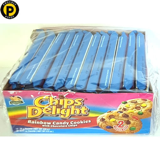 Picture of Chips Delight Rainbow Candy Cookies 12x8.5g